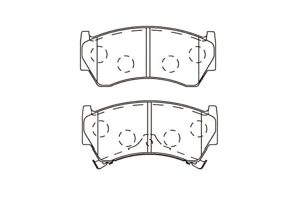 KAVO PARTS Jarrupala, levyjarru BP-6618